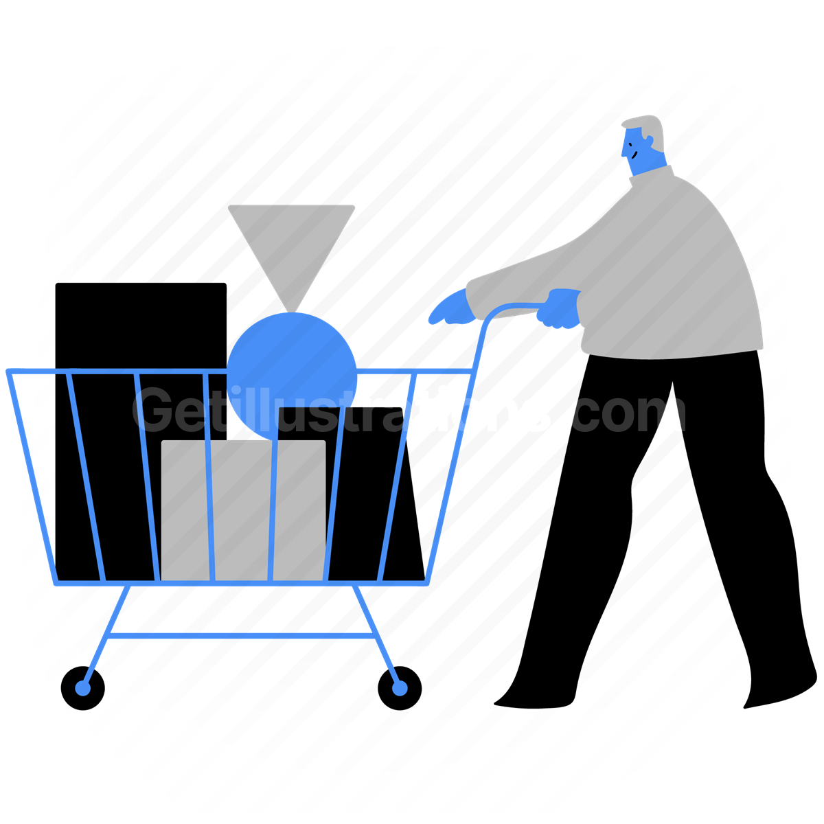 cart, shop, store, shapes, shape, select, product, item